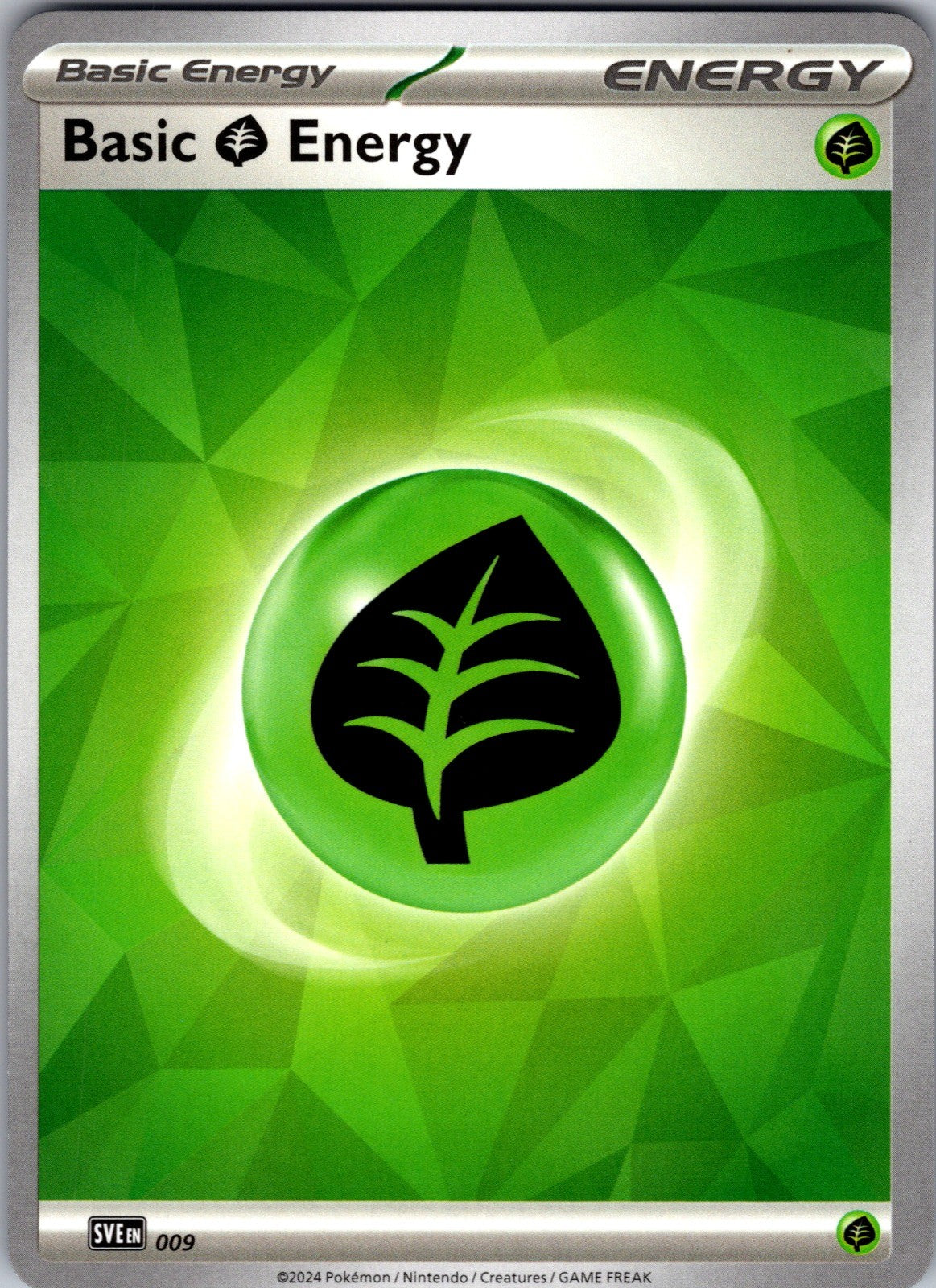 Basic Grass Energy Common SVE: Scarlet & Violet Energies 009 LP
