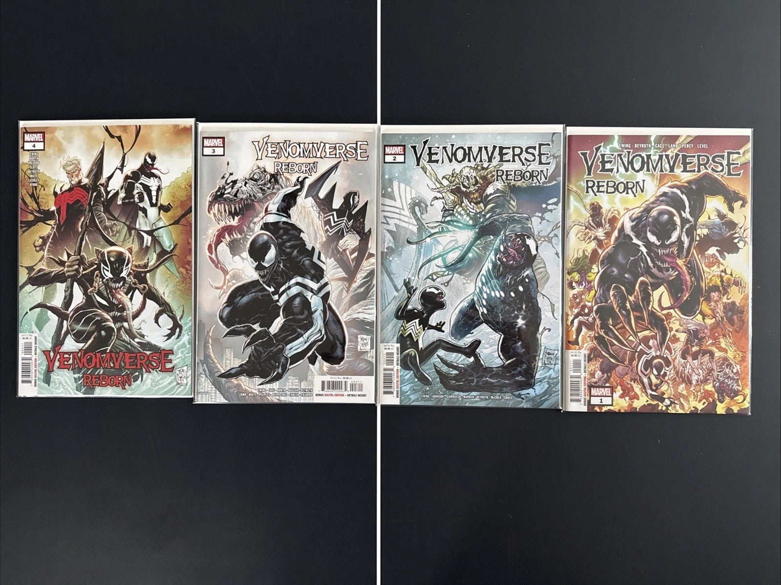 Death of venom verse 1-5. Venom verse reborn 1-4. it’s Jeff! Variant Edition