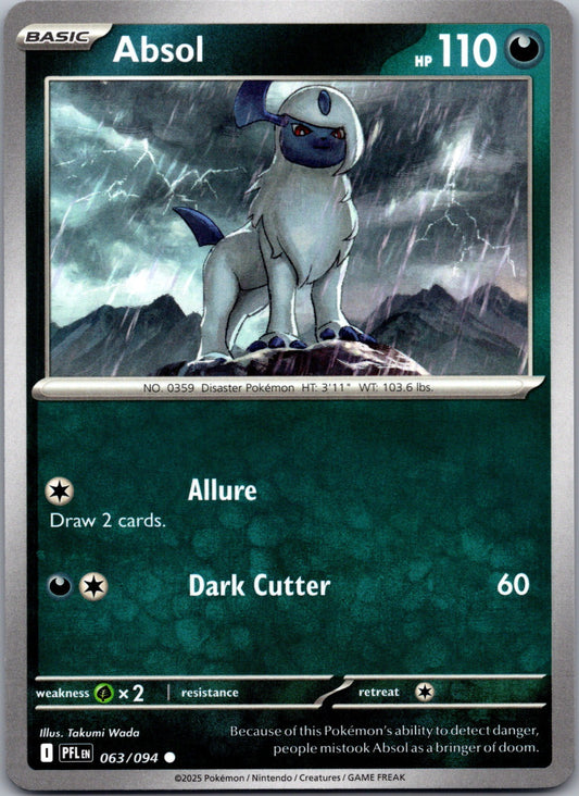 Absol Common ME02: Phantasmal Flames 063/094 LP