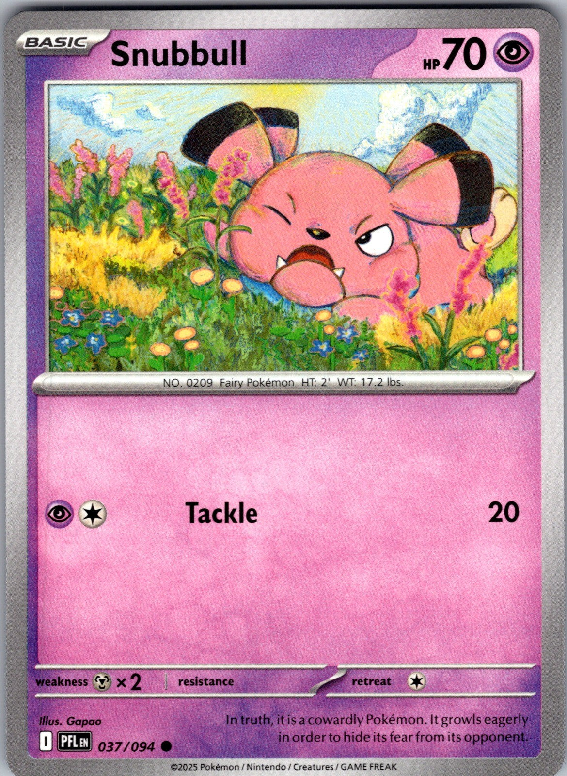 Snubbull Common ME02: Phantasmal Flames 037/094 LP