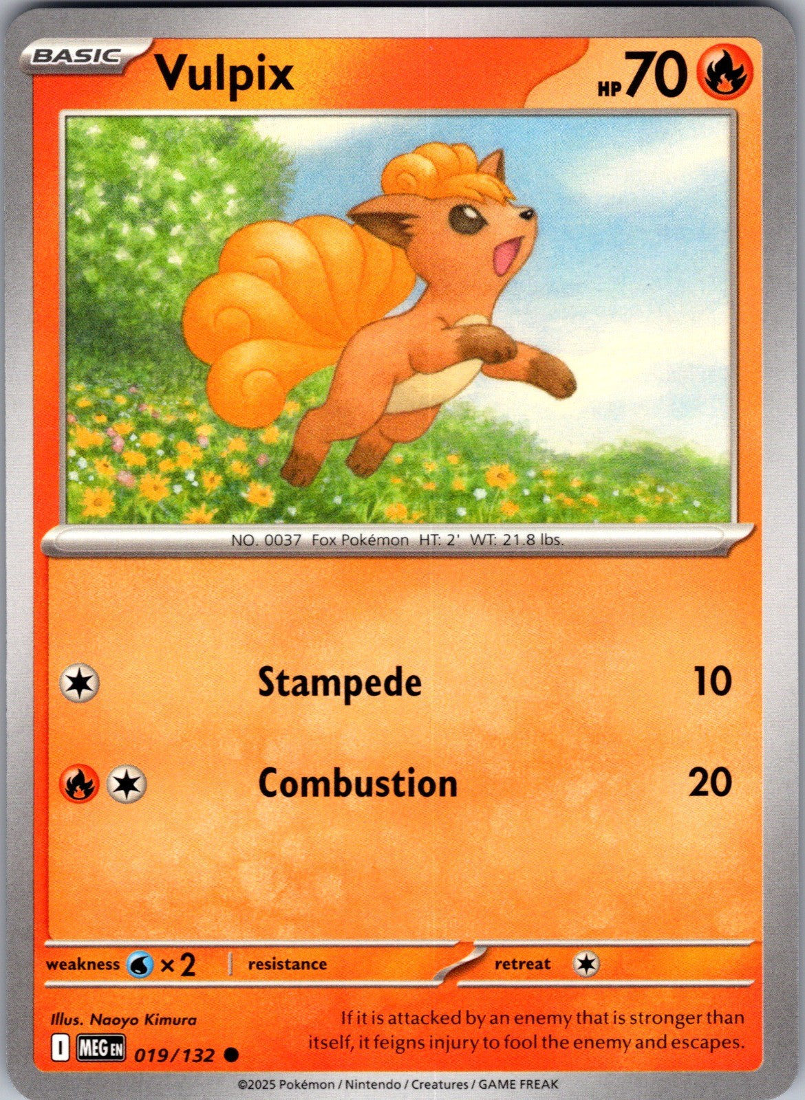 Vulpix Common ME01: Mega Evolution 019/132 LP