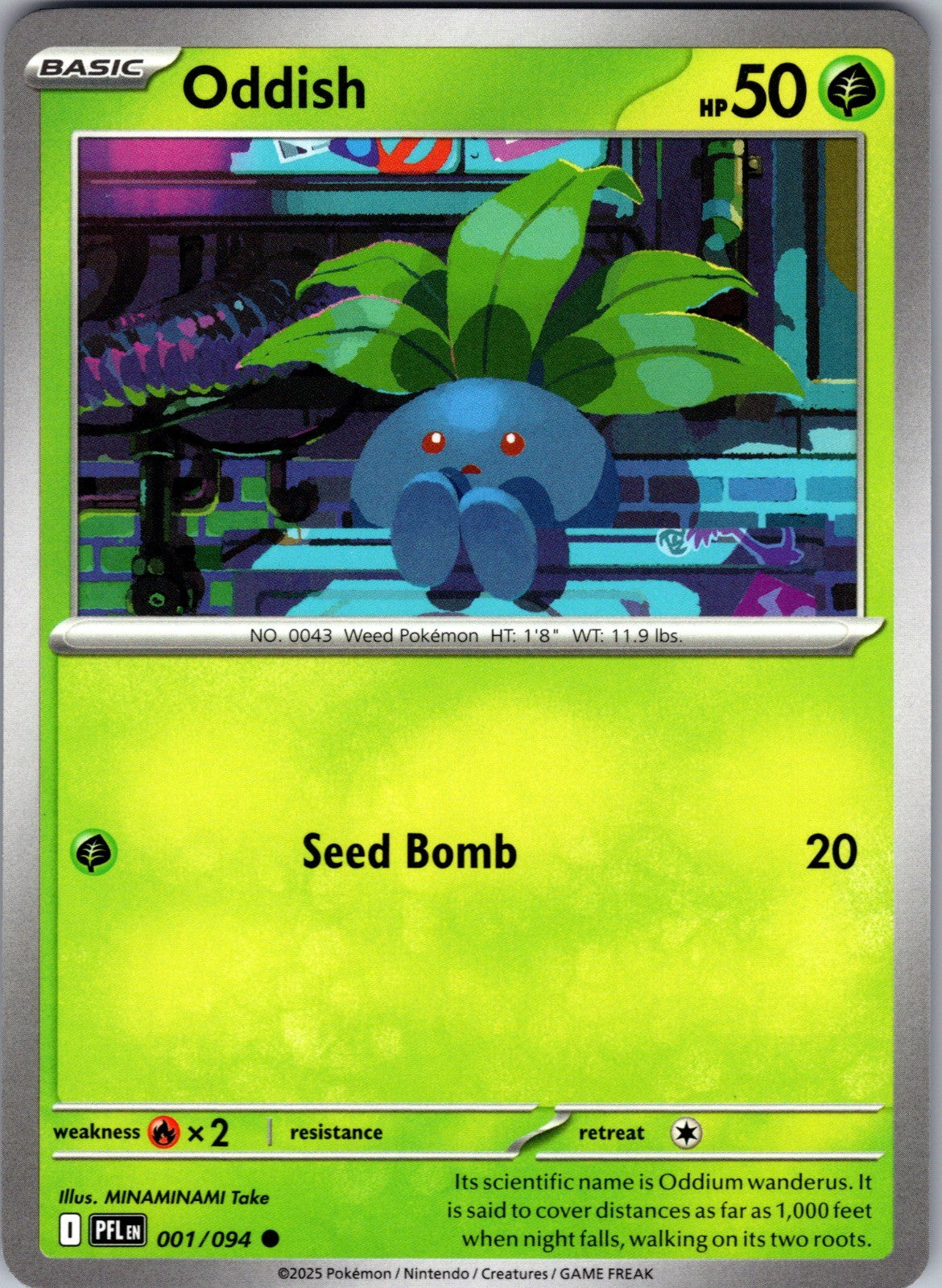 Oddish Common ME02: Phantasmal Flames 001/094 LP