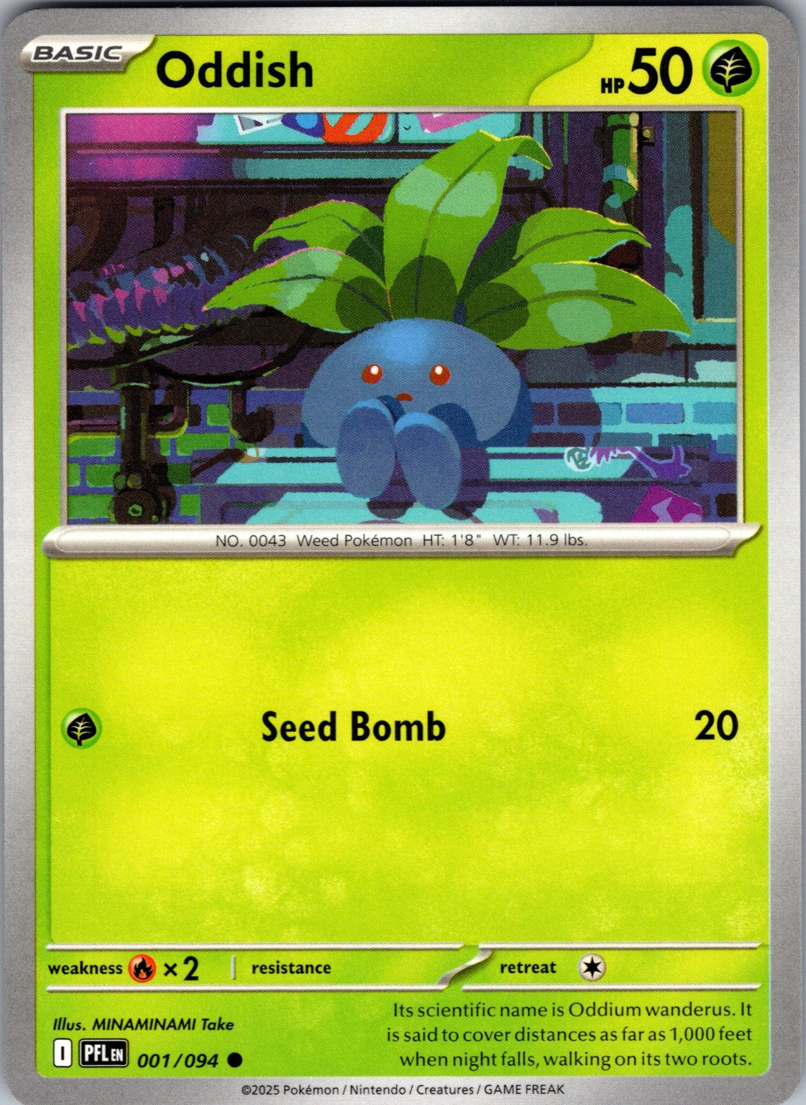 Oddish Common ME02: Phantasmal Flames 001/094 LP