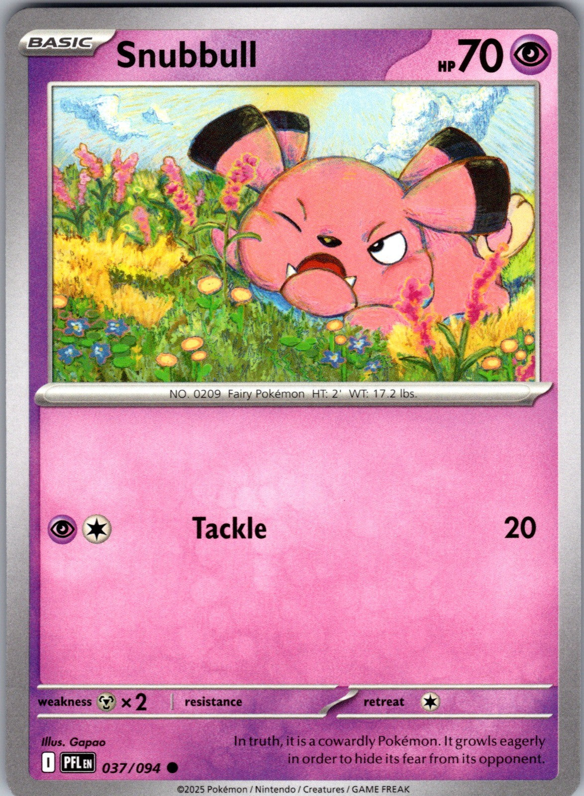 Snubbull Common ME02: Phantasmal Flames 037/094 LP