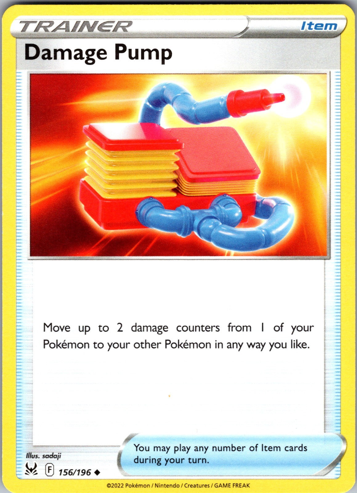 Damage Pump Uncommon Prize Pack Series Cards 156/196 LP