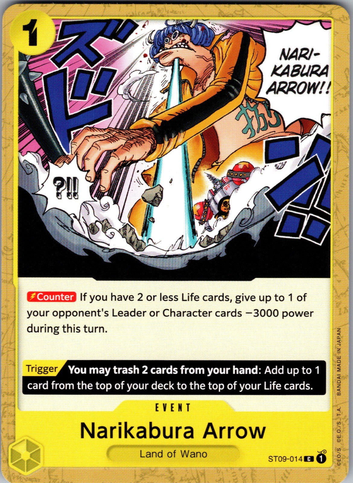 Narikabura Arrow C Starter Deck 9: Yamato ST09-014 LP