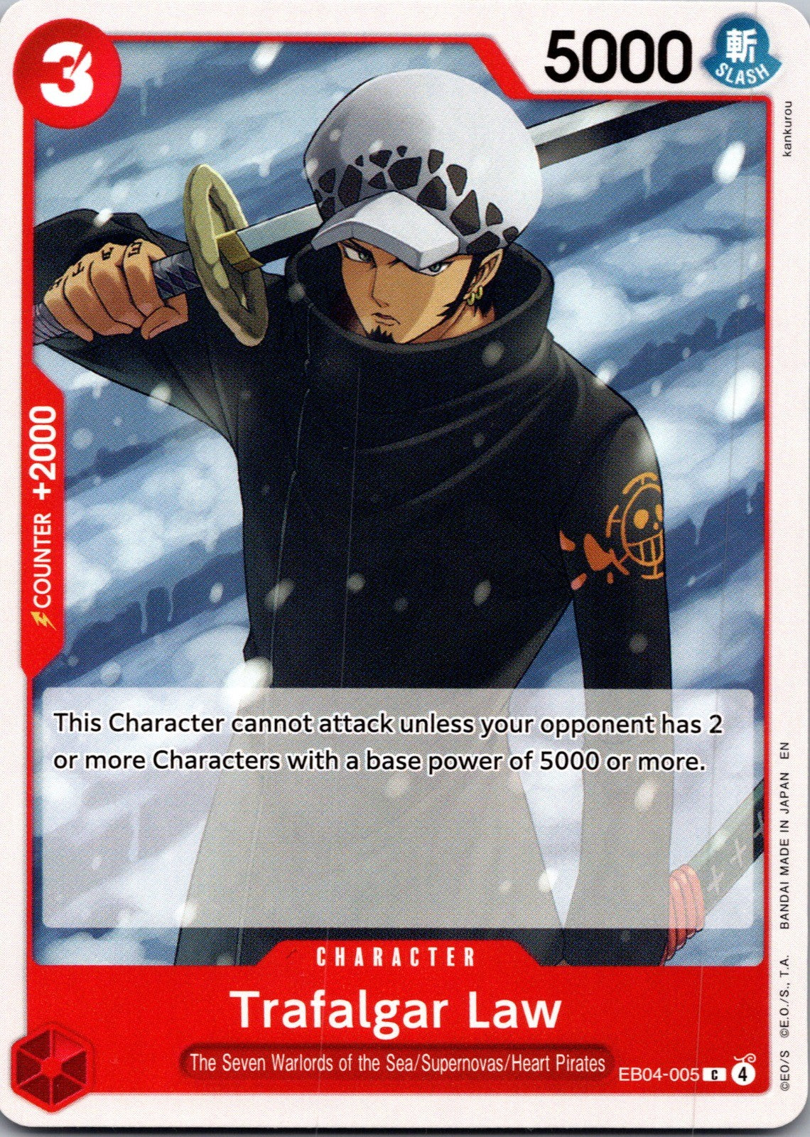 Trafalgar Law C Adventure on Kami's Island EB04-005 LP