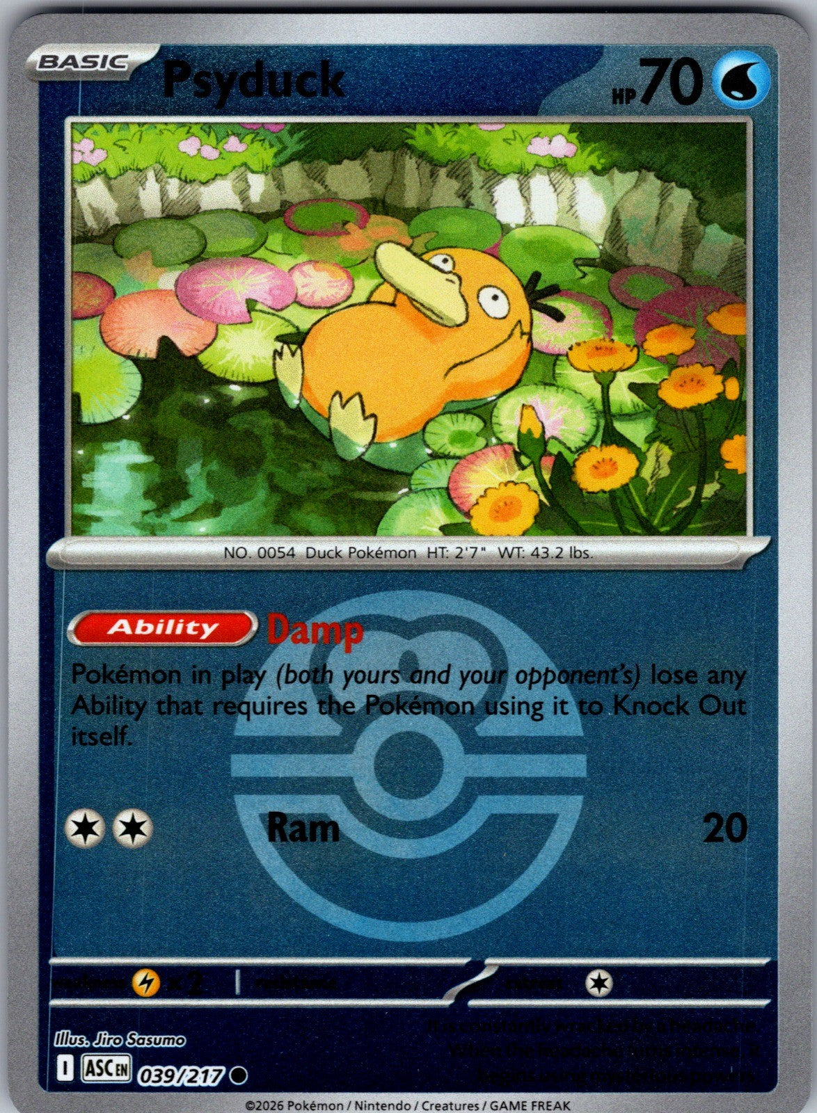 Psyduck - (Love Ball) Reverse Holo Common ME: Ascended Heroes 039/217 LP