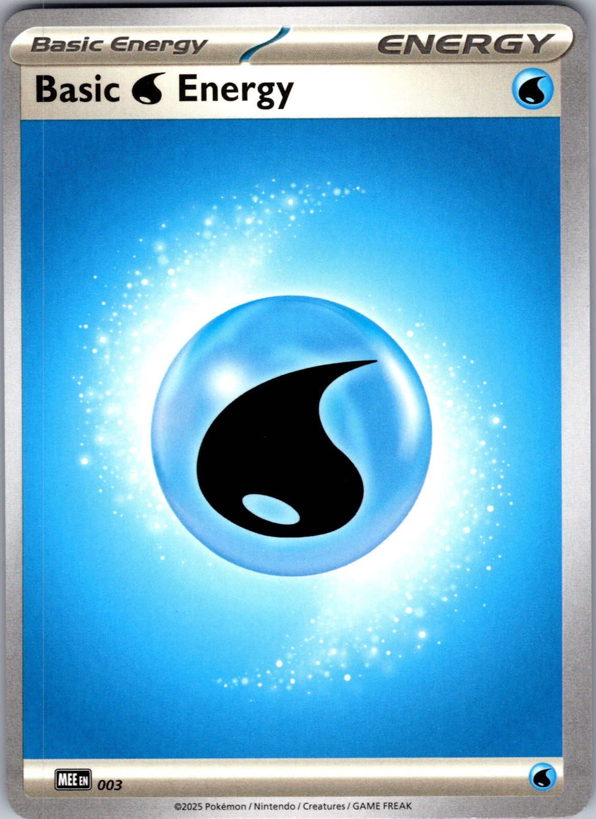 Basic Water Energy - 003 Common MEE: Mega Evolution Energies 3 LP