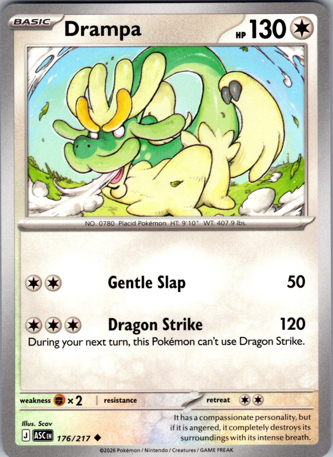 Drampa Uncommon ME: Ascended Heroes 176/217 LP