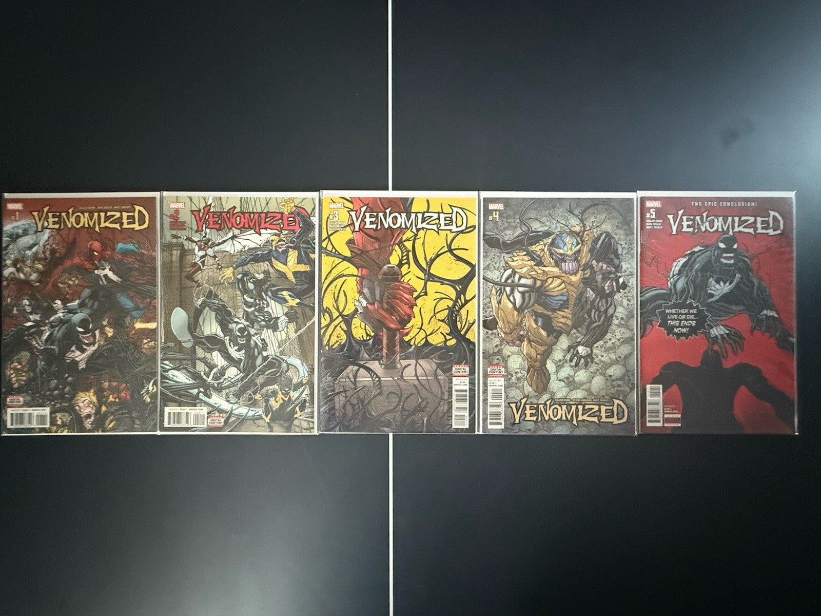 Venomverse Reborn #1-5 (A Cover Set + Connecting Cover Set) (Complete)