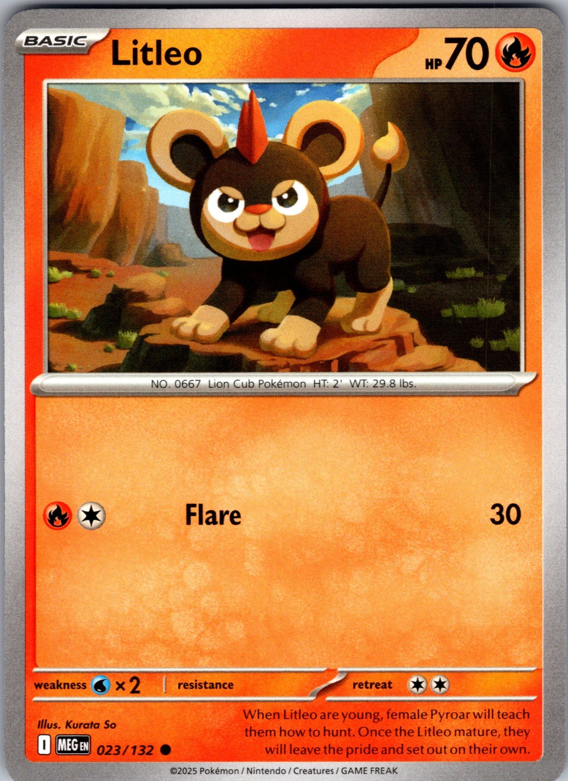 Litleo Common ME01: Mega Evolution 023/132 LP