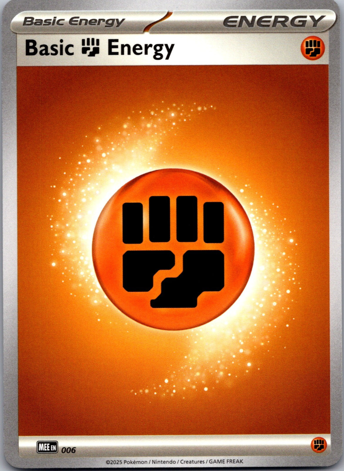 Basic Fighting Energy Common SVE: Scarlet & Violet Energies 006 LP