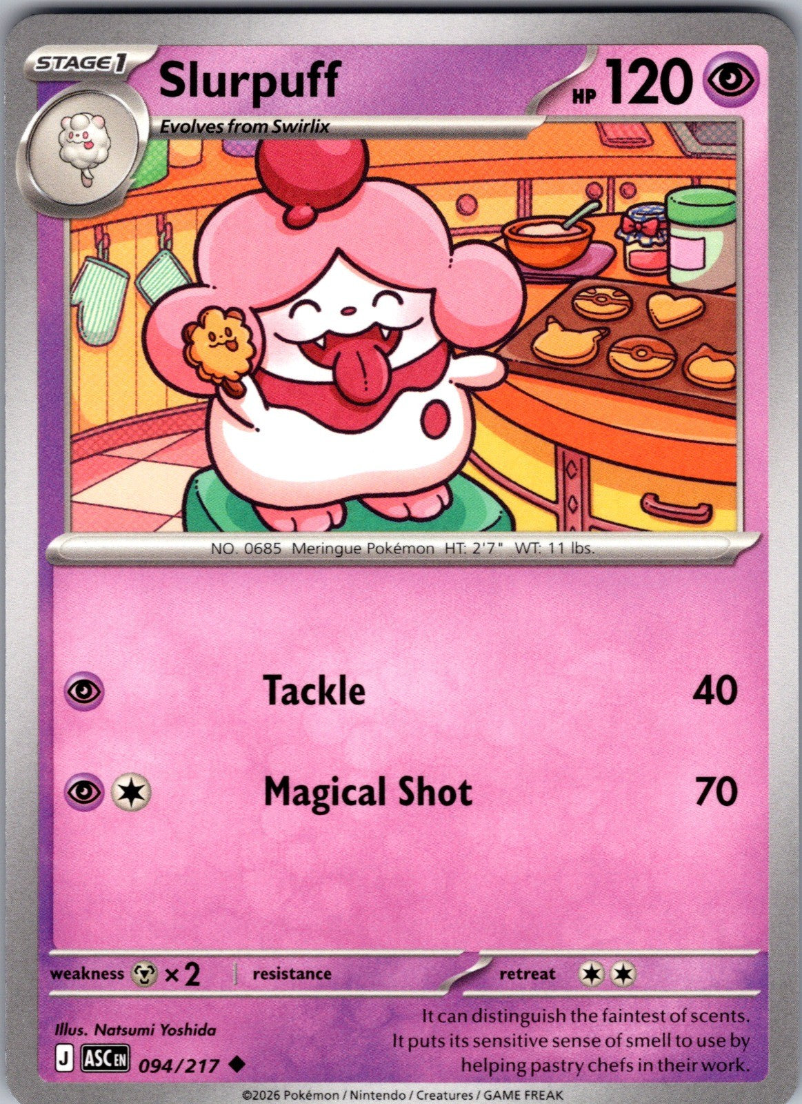 Slurpuff Uncommon ME: Ascended Heroes 094/217 LP