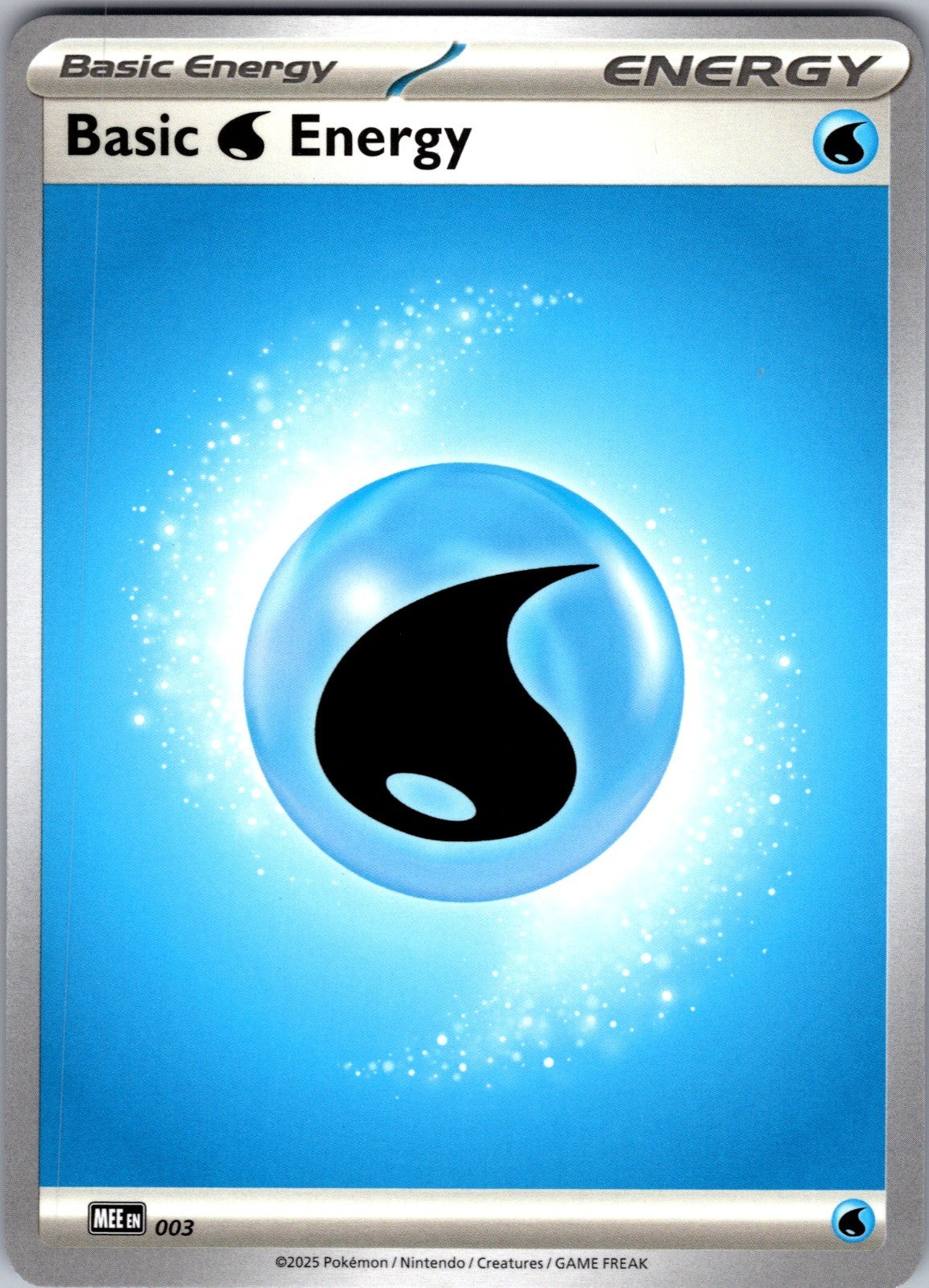 Basic Water Energy - 003 Common MEE: Mega Evolution Energies 3 LP