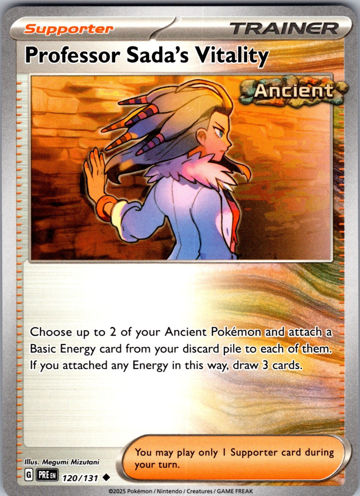 Professor Sada's Vitality Uncommon SV: Prismatic Evolutions 120/131 LP