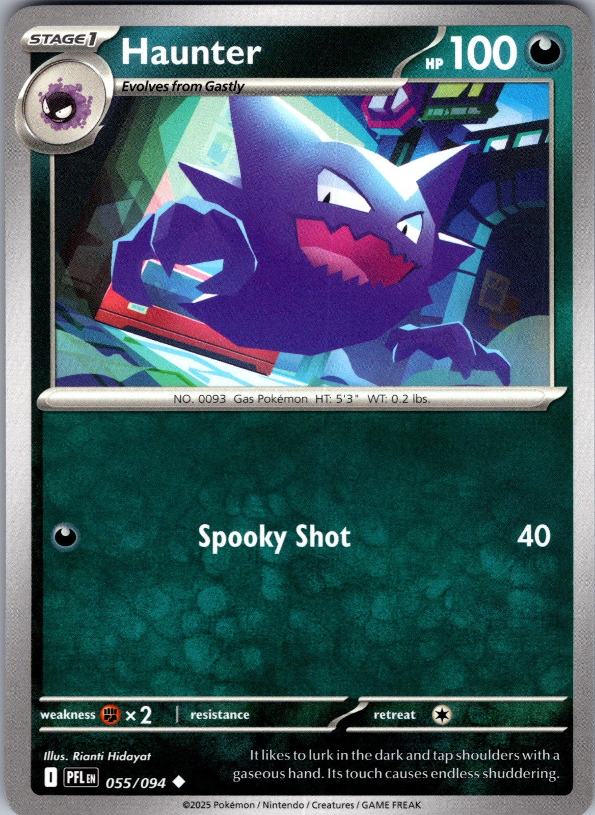 Haunter Uncommon ME02: Phantasmal Flames 055/094 LP
