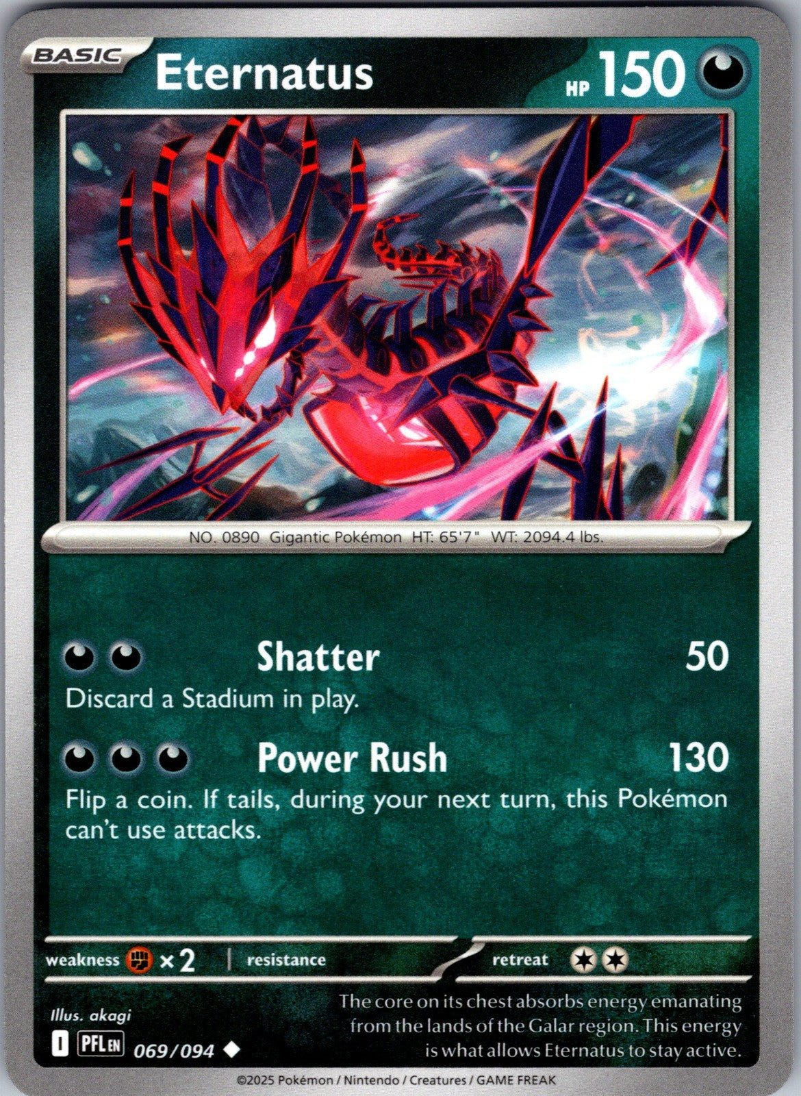 Eternatus Uncommon ME02: Phantasmal Flames 069/094 LP
