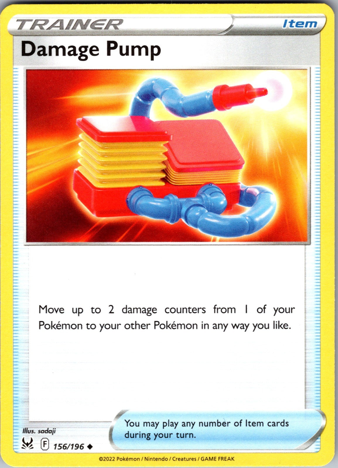 Damage Pump Uncommon Prize Pack Series Cards 156/196 LP