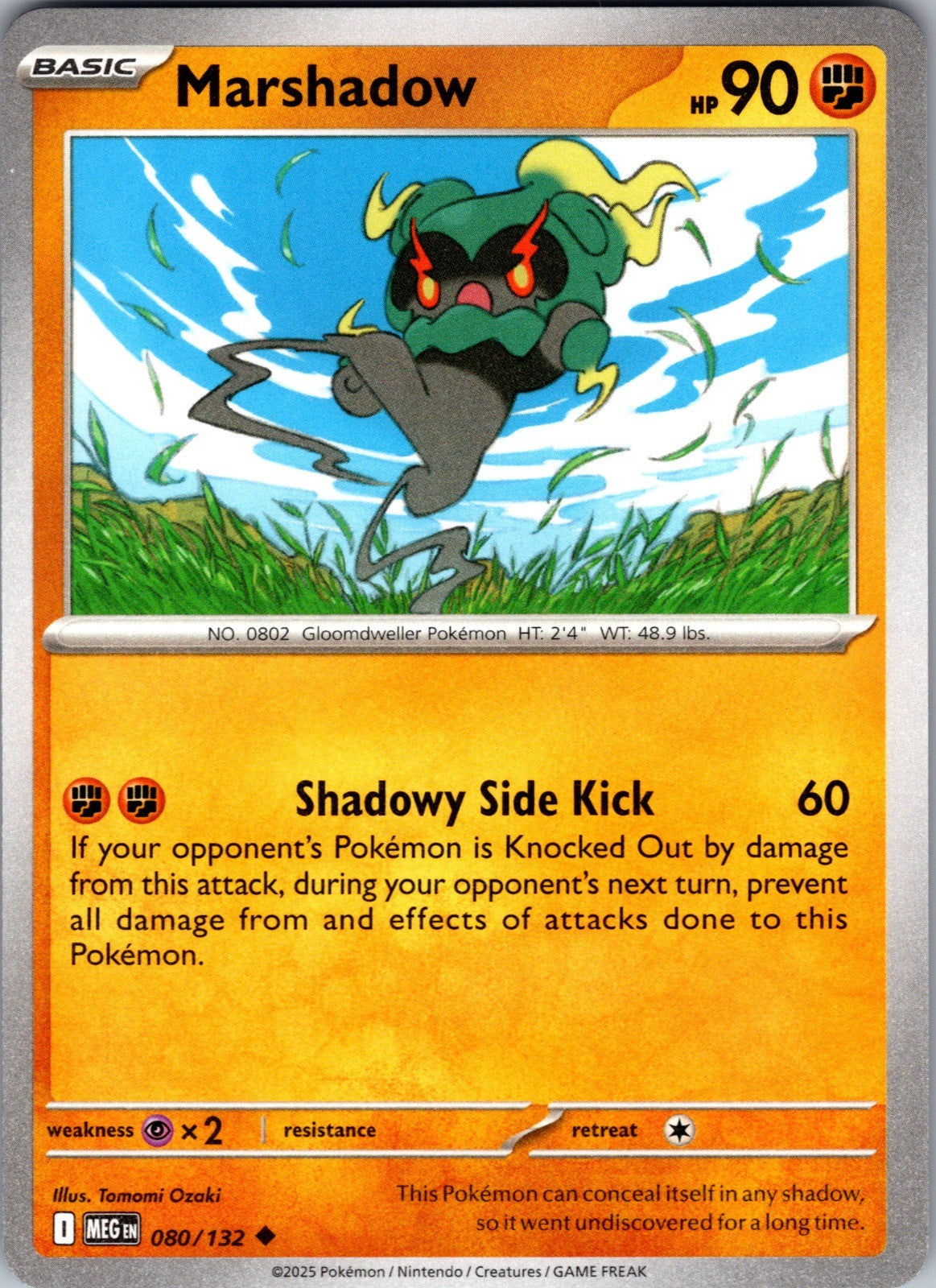 Marshadow Uncommon ME01: Mega Evolution 080/132 LP
