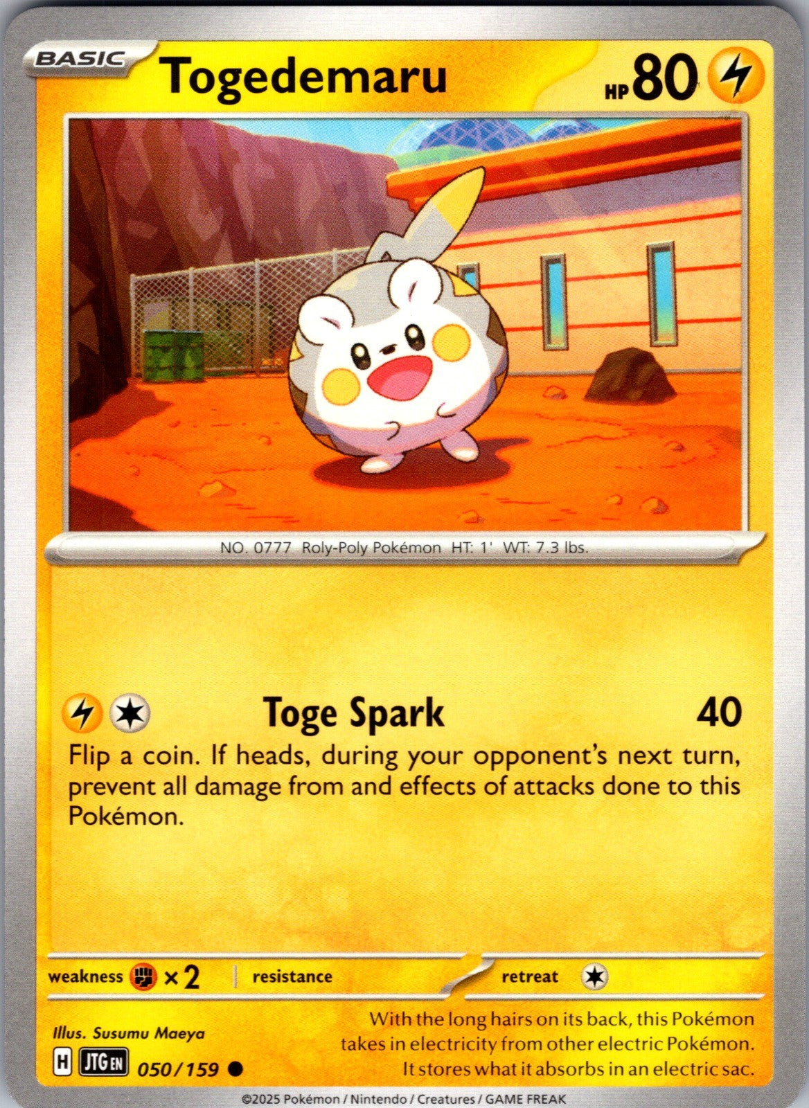 Togedemaru Common SV09: Journey Together 050/159 LP