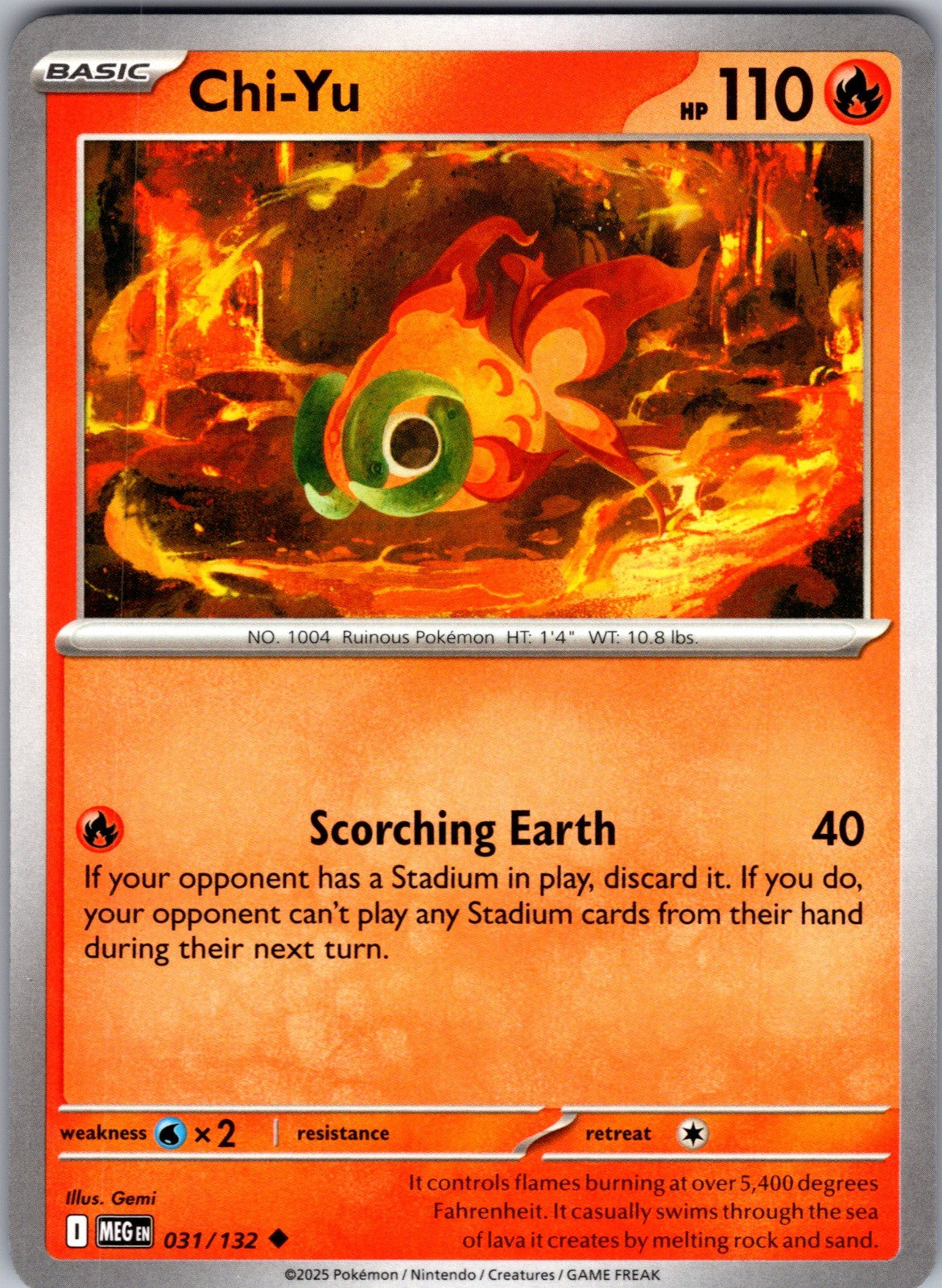 Chi-Yu Uncommon ME01: Mega Evolution 031/132 LP