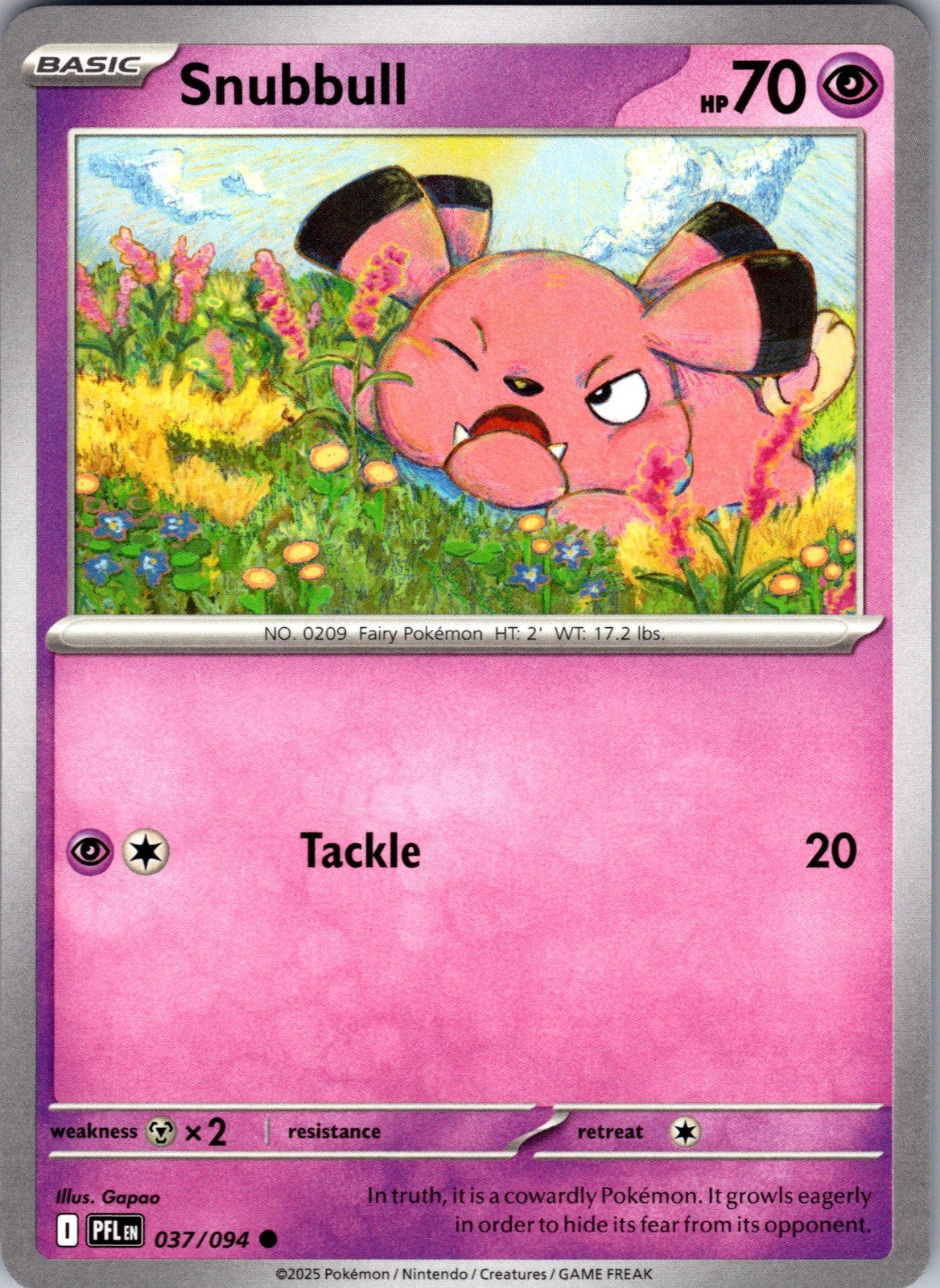 Snubbull Common ME02: Phantasmal Flames 037/094 LP