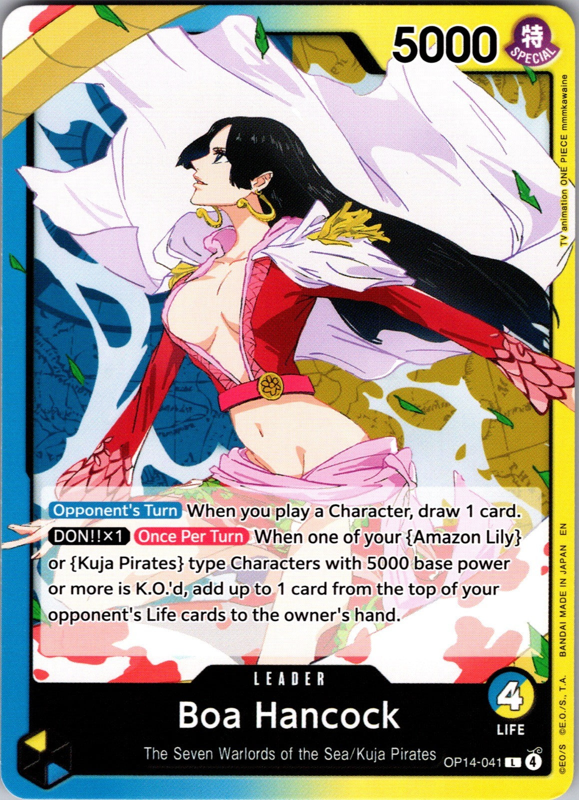 Boa Hancock L The Azure Sea's Seven OP14-041 LP