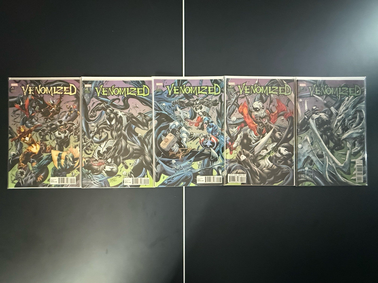 Venomverse Reborn #1-5 (A Cover Set + Connecting Cover Set) (Complete)