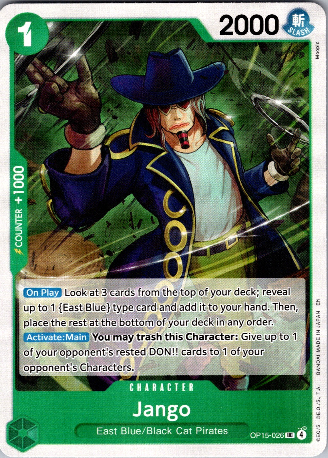 Jango UC Adventure on Kami's Island OP15-026 LP