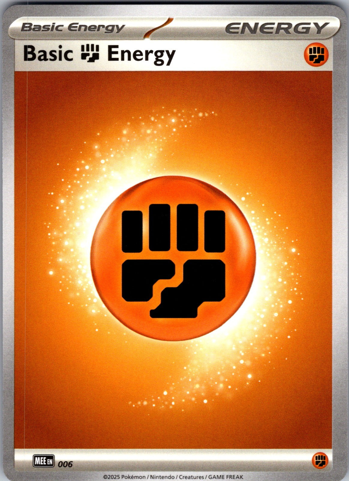 Basic Fighting Energy Common SVE: Scarlet & Violet Energies 006 LP