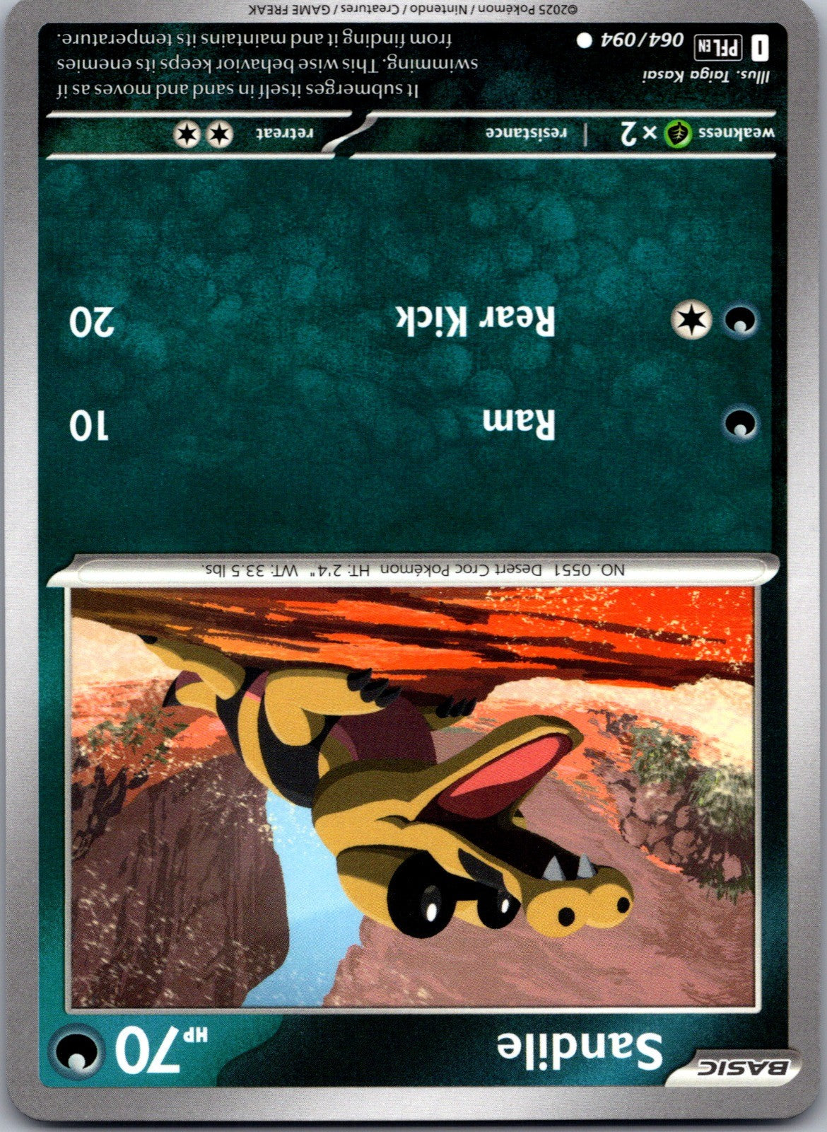 Larvesta (Poke Ball Pattern) Holo Common SV: Black Bolt 015/086 LP
