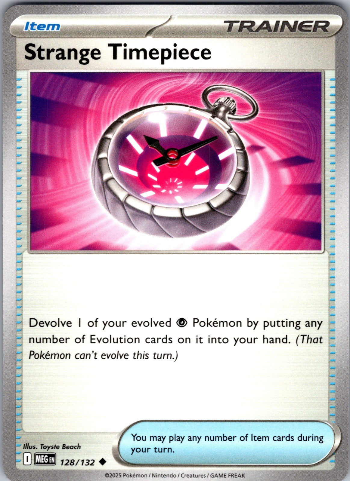 Strange Timepiece Uncommon ME01: Mega Evolution 128/132 LP