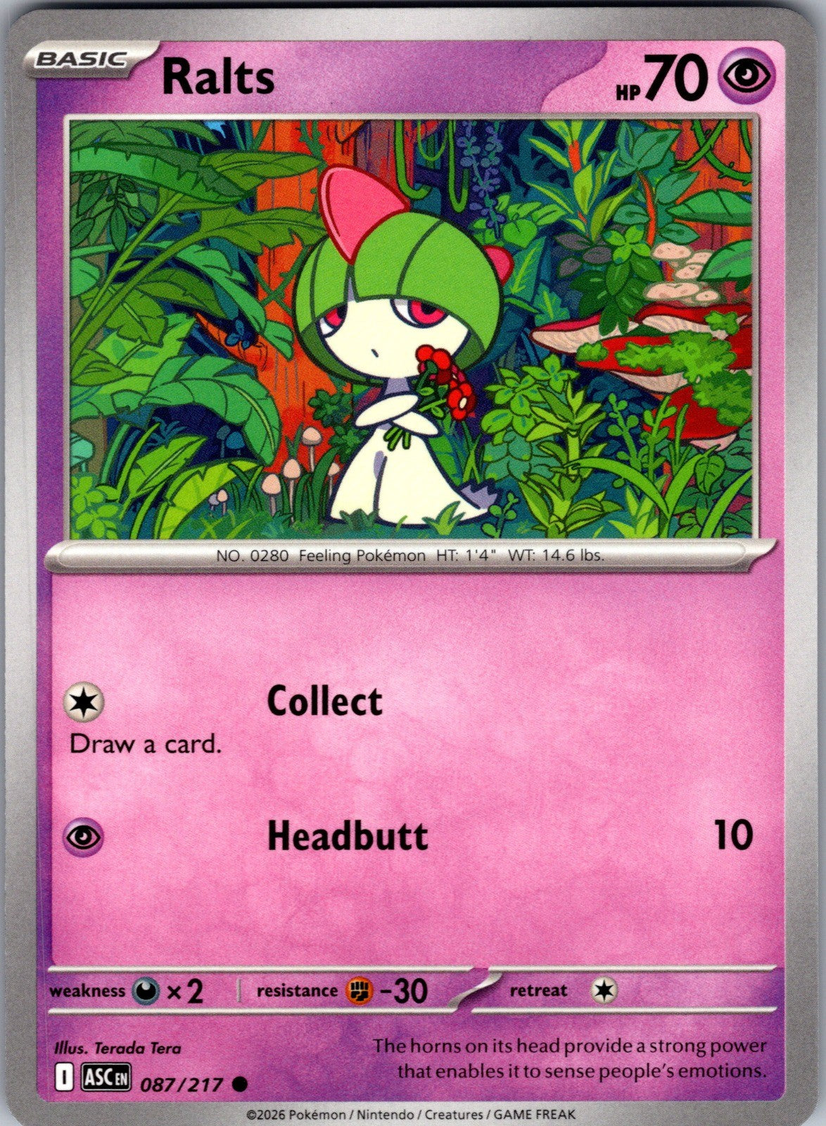 Ralts Common ME: Ascended Heroes 087/217 LP