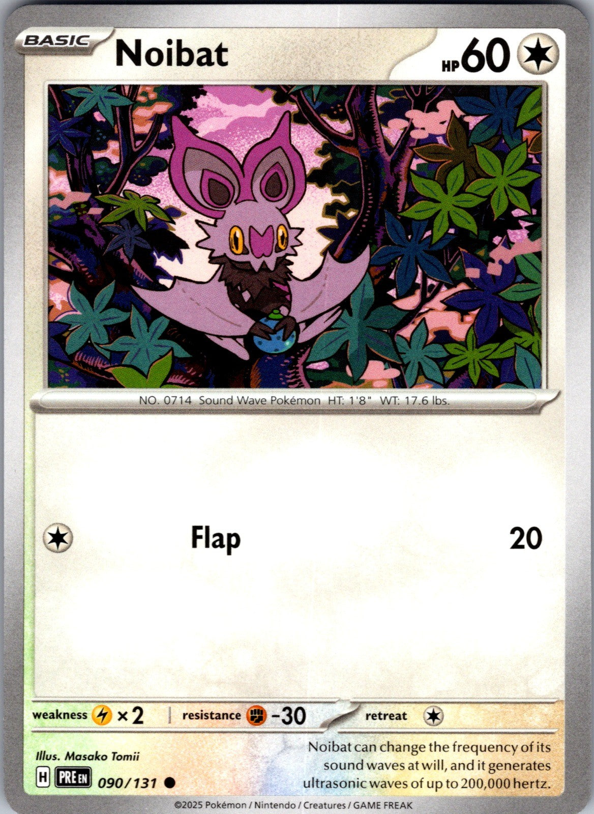 Noibat Common SV: Prismatic Evolutions 090/131 LP