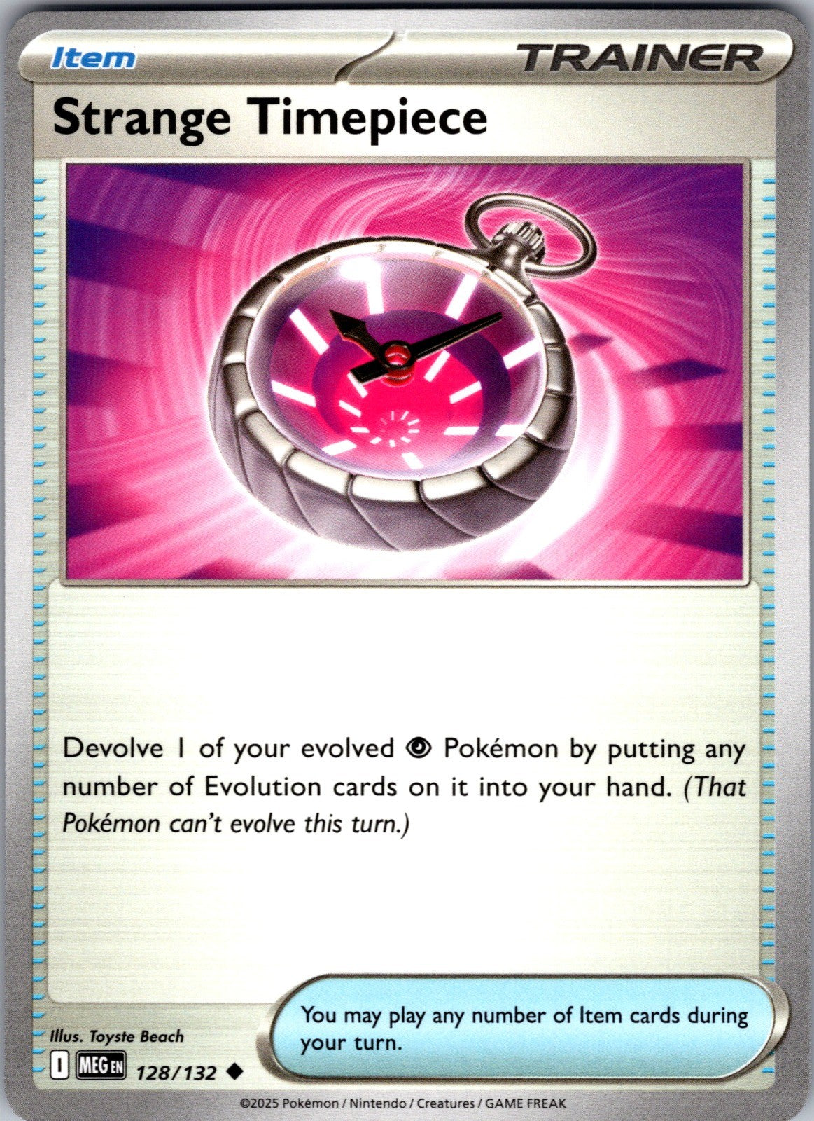 Strange Timepiece Uncommon ME01: Mega Evolution 128/132 LP