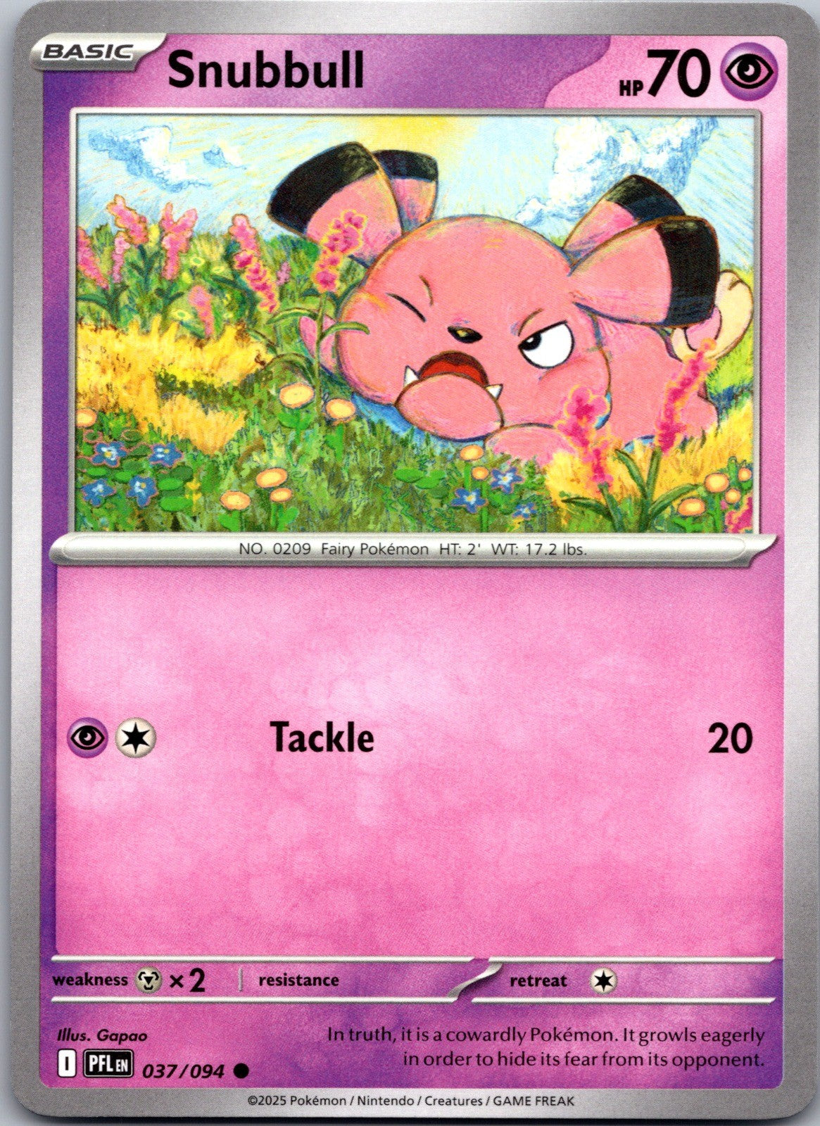 Snubbull Common ME02: Phantasmal Flames 037/094 LP
