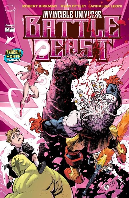 INVINCIBLE UNIVERSE BATTLE BEAST #7 CVR H RYAN OTTLEY & ANNALISA LEONI