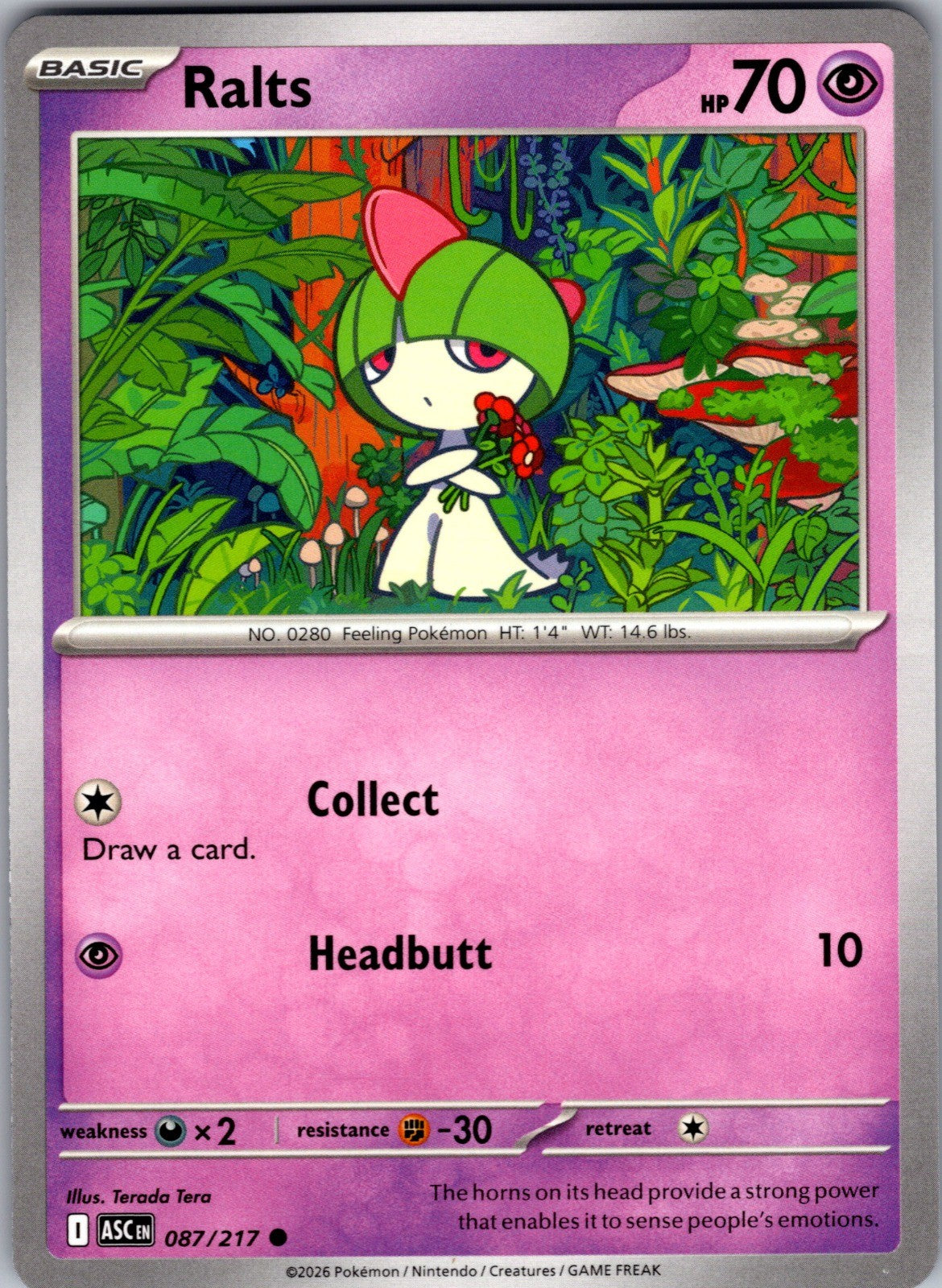 Ralts Common ME: Ascended Heroes 087/217 LP