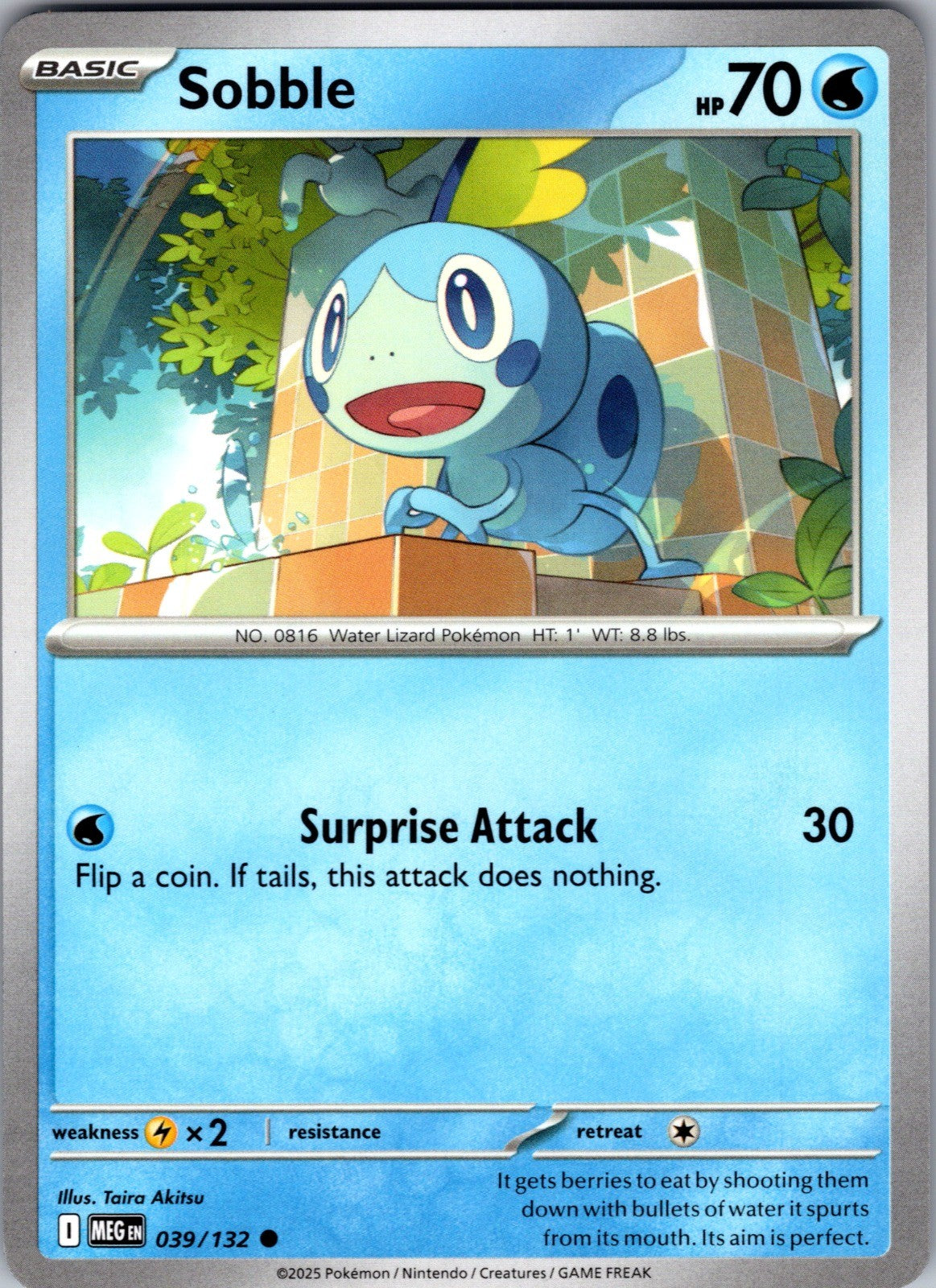 Sobble Common ME01: Mega Evolution 039/132 LP