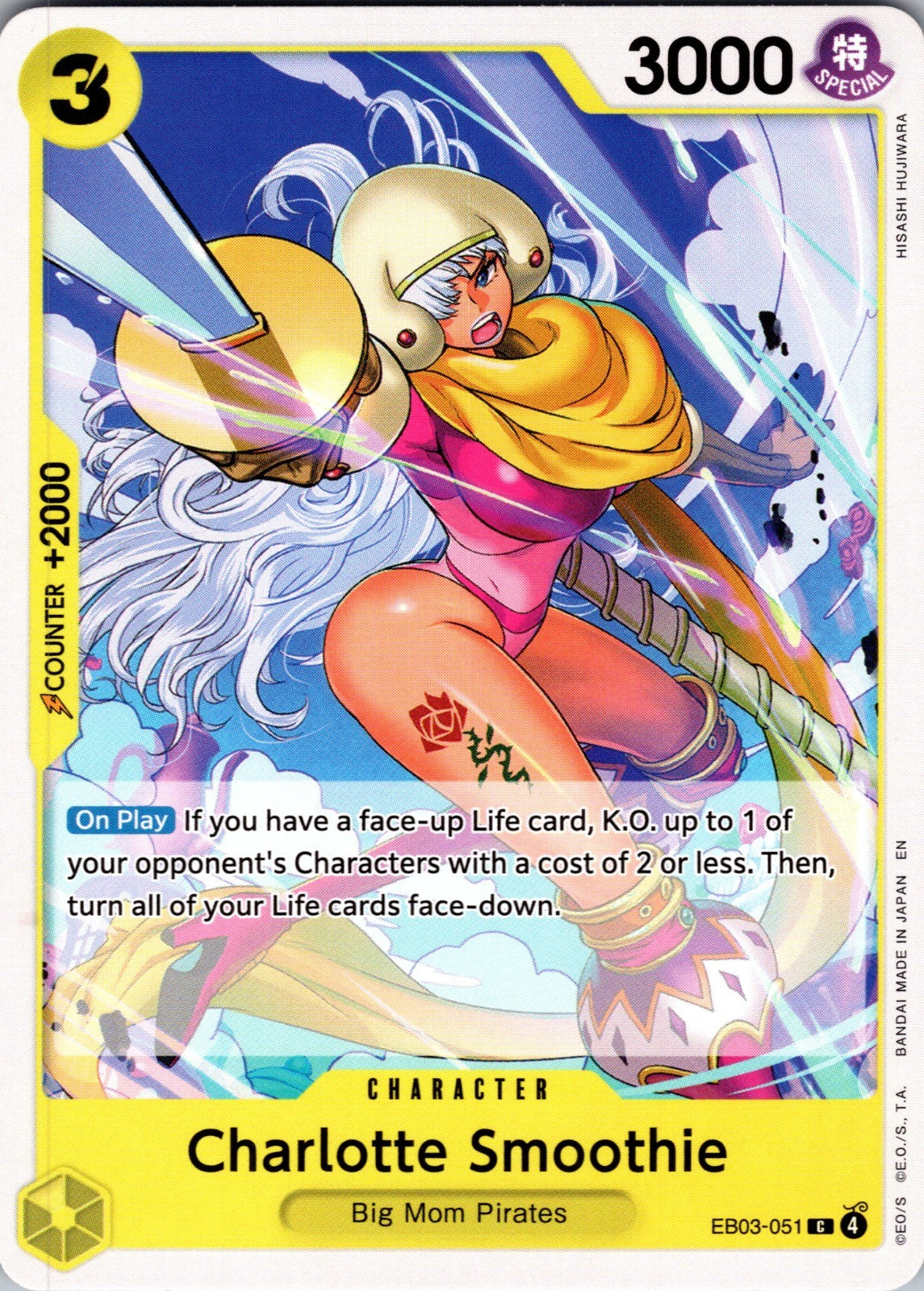 Charlotte Smoothie C Extra Booster: One Piece Heroines Edition EB03-051 LP