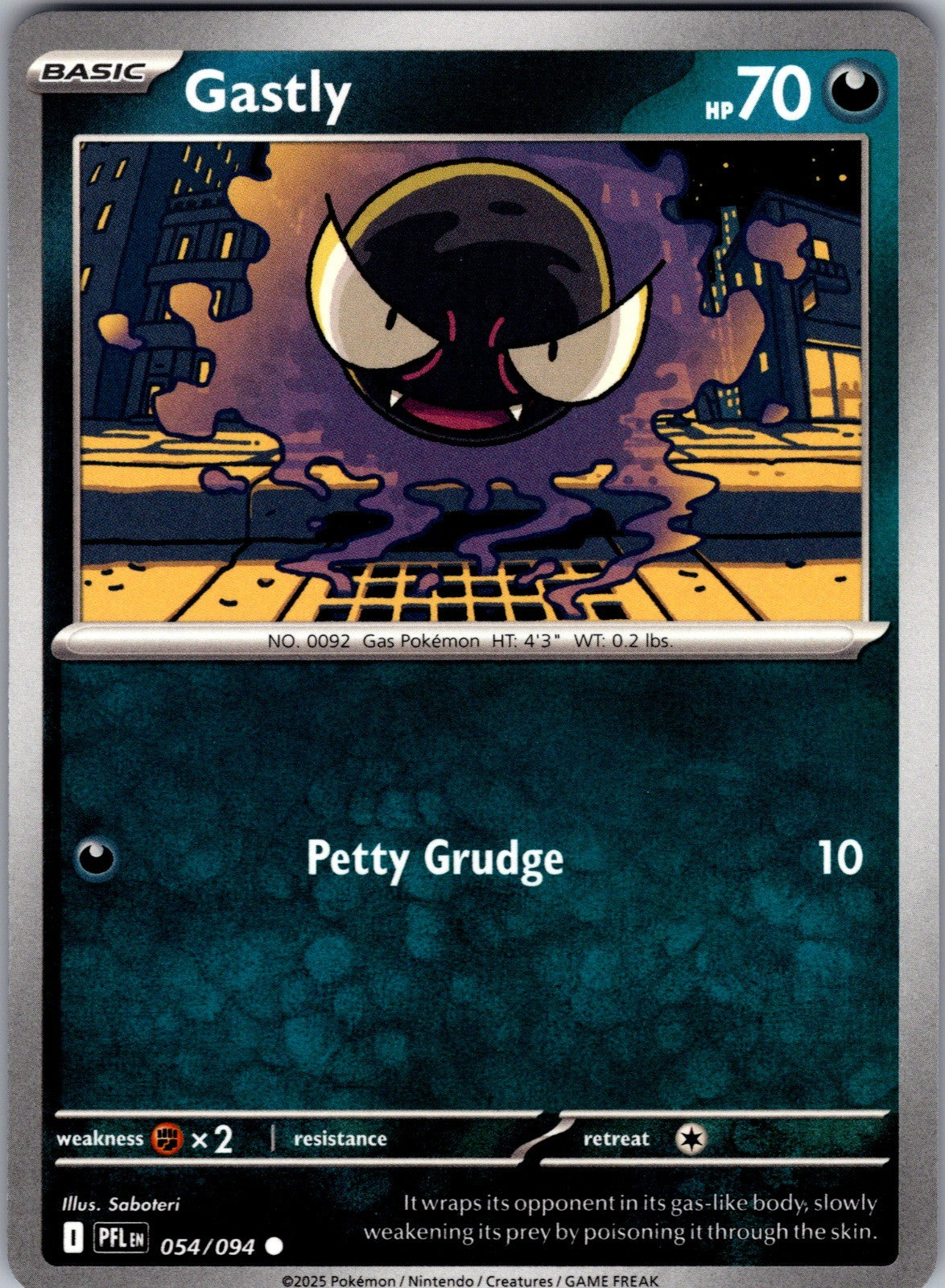 Gastly Common ME: Ascended Heroes 123/217 LP