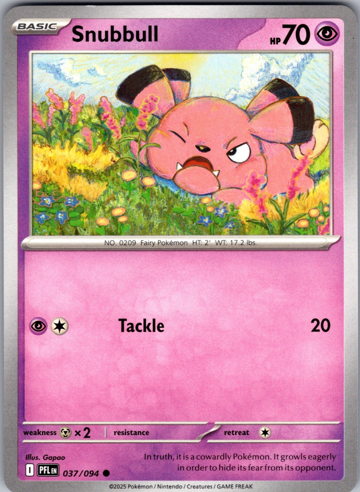Snubbull Common ME02: Phantasmal Flames 037/094 LP