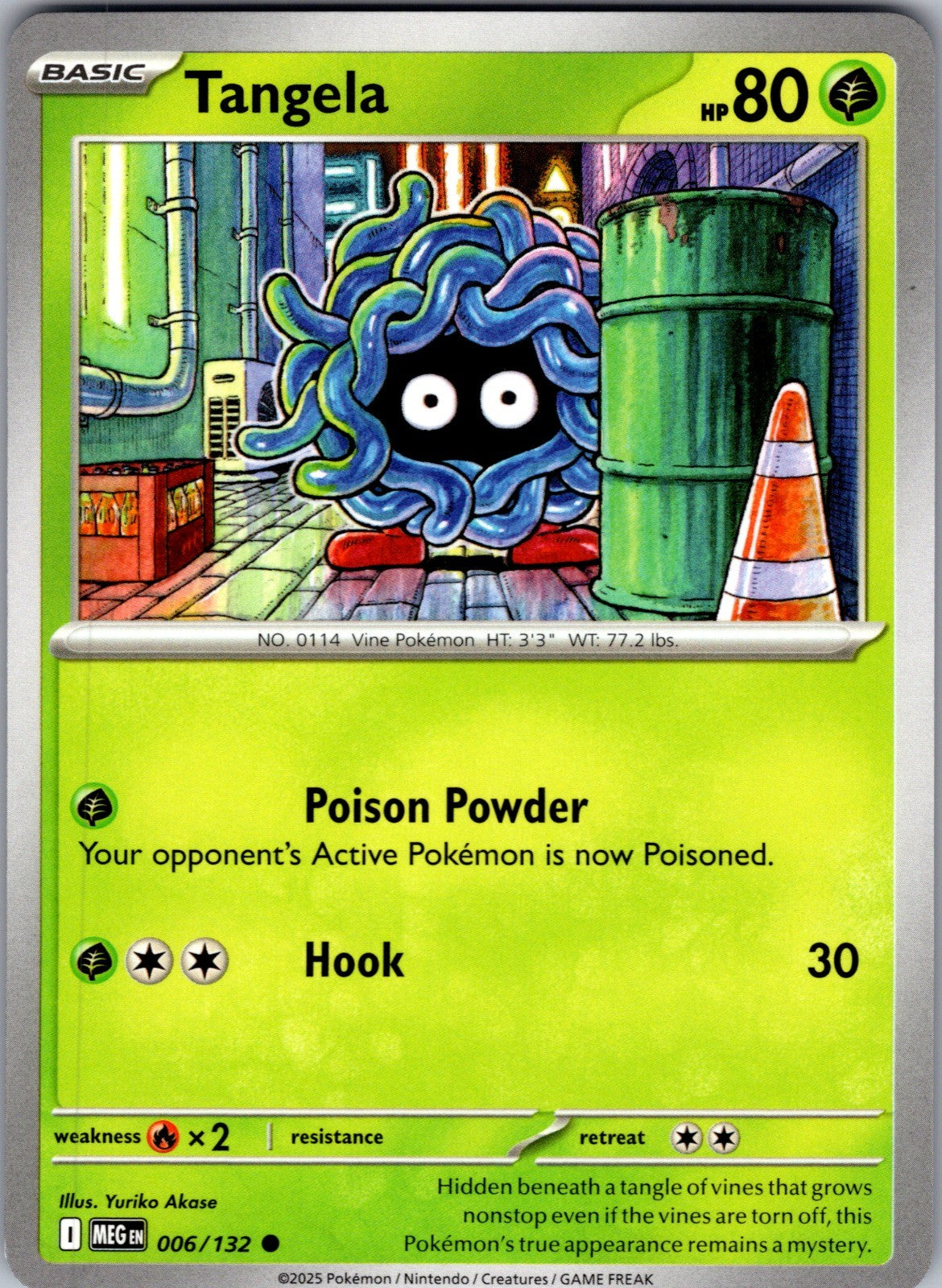 Tangela Common ME01: Mega Evolution 006/132 LP
