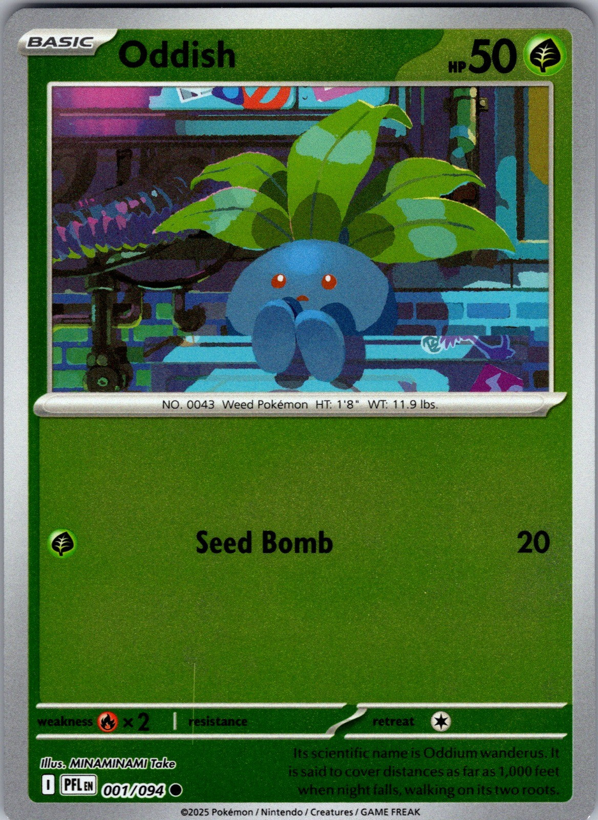 Oddish Common ME02: Phantasmal Flames 001/094 LP