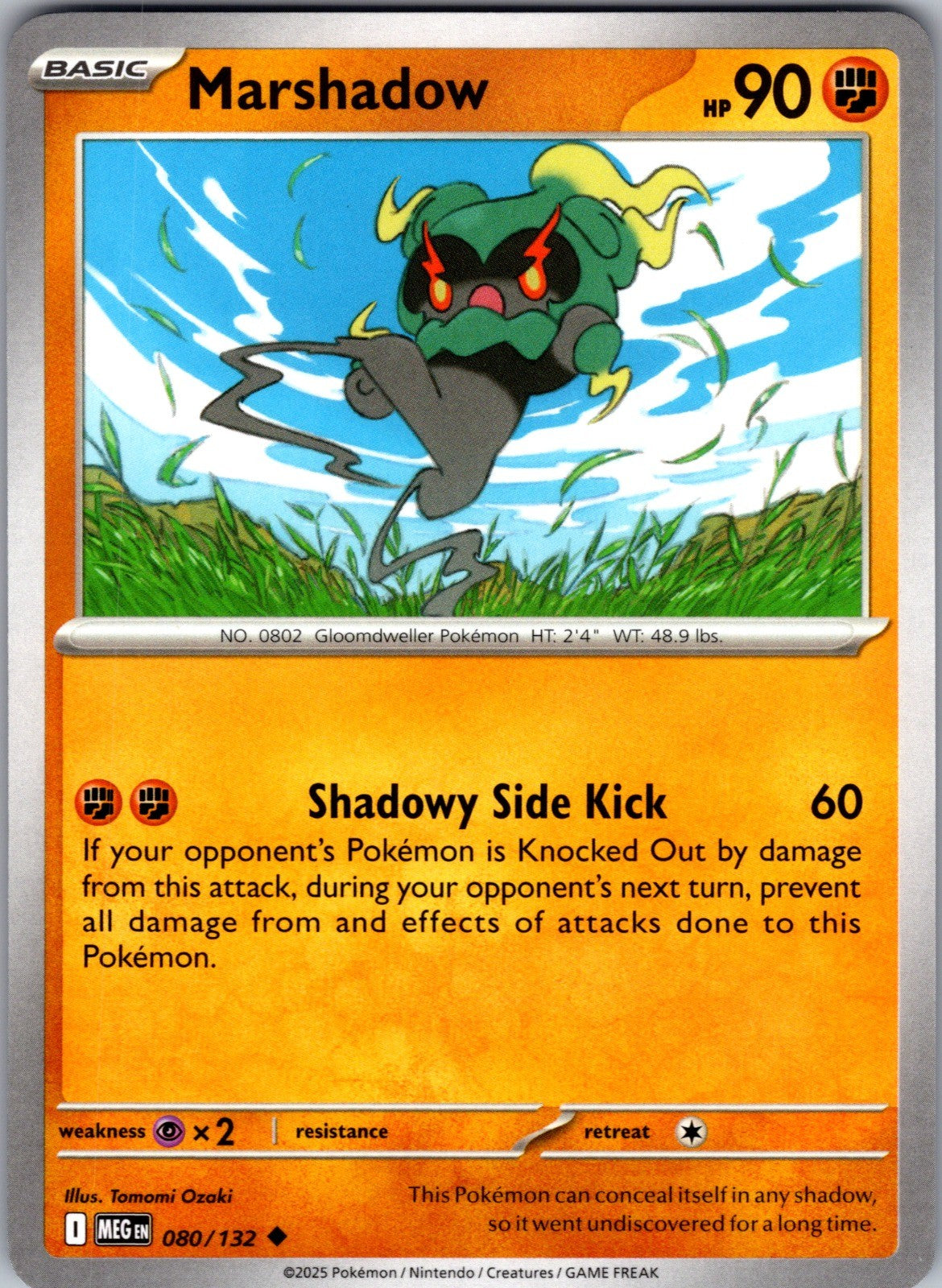 Marshadow Uncommon ME01: Mega Evolution 080/132 LP