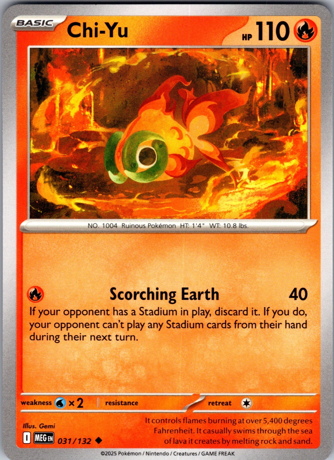 Chi-Yu Uncommon ME01: Mega Evolution 031/132 LP