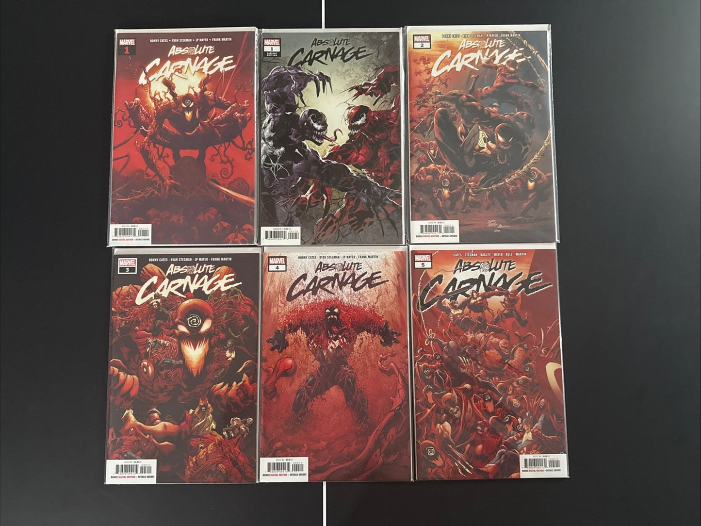 Absolute Carnage Mega Bundle. Keys and popular characters. Multiple sets. NM