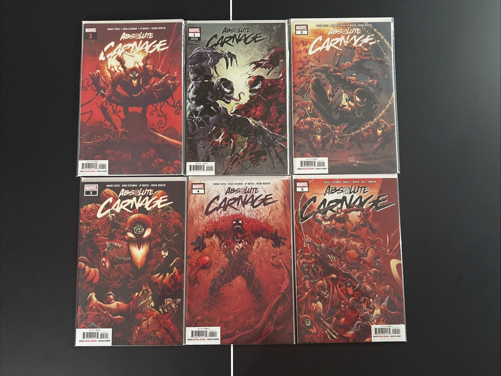 Absolute Carnage Mega Bundle. Keys and popular characters. Multiple sets. NM