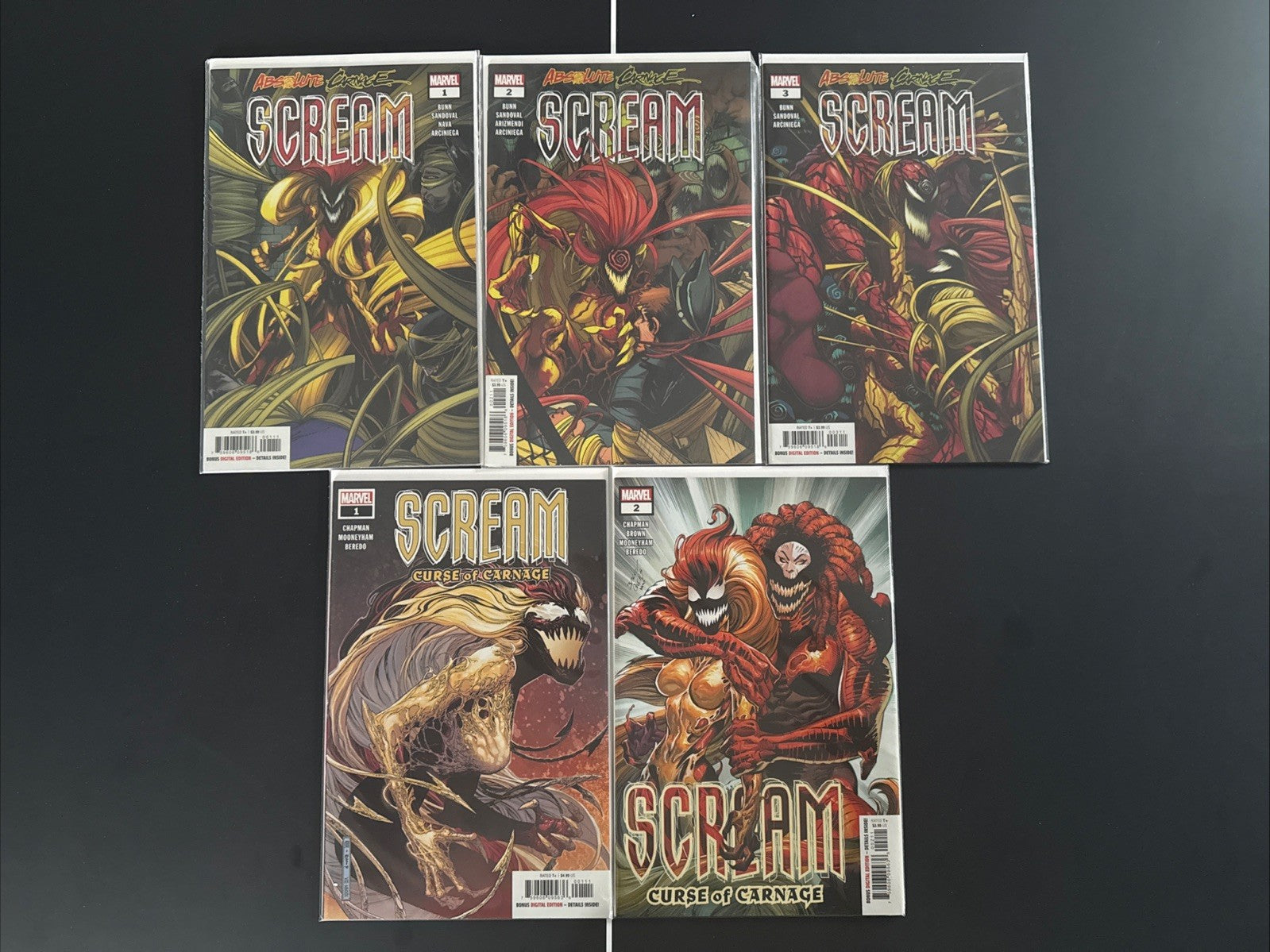 Absolute Carnage Mega Bundle. Keys and popular characters. Multiple sets. NM
